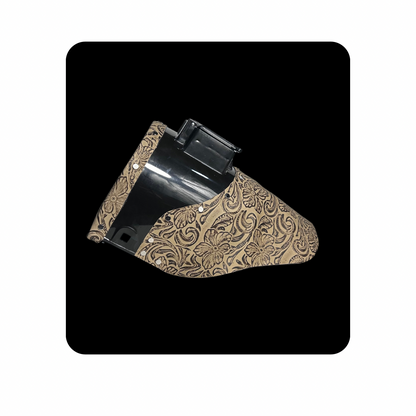 Floral Leather (Black)
