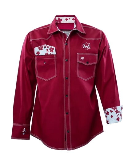 The Welding Magician FR - Red Floral